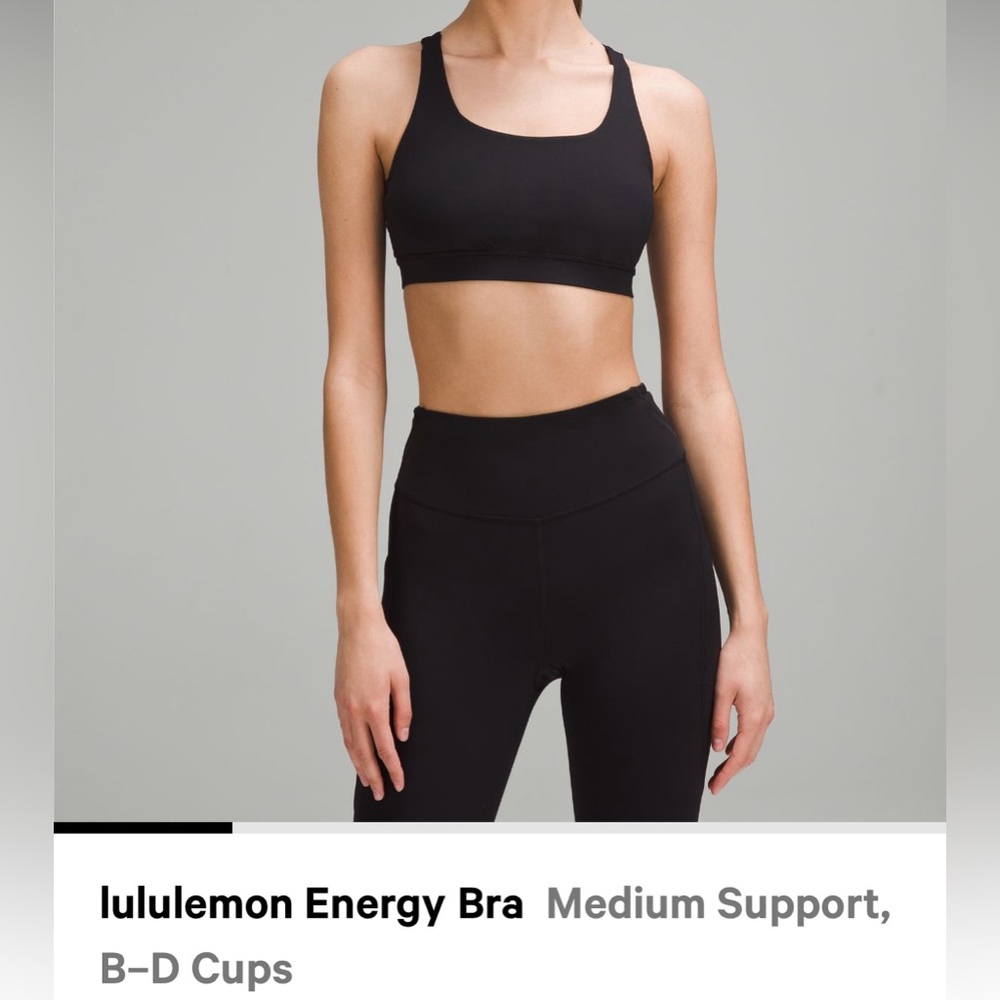 Lululemon energy bra size 10